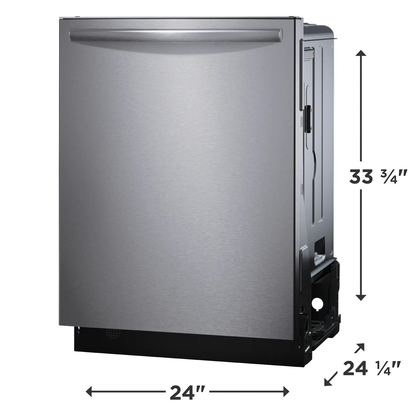 24" Stainless Steel Tub Dishwasher with CleanBoost™ and Adaptive Quick Wash