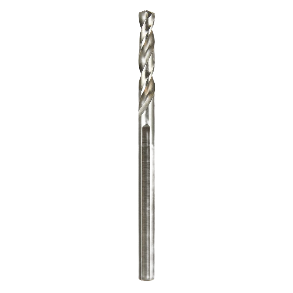 High speed steel pilot bit with parabolic flute for efficient chip removal in woodworking tools and Milwaukee saws collections