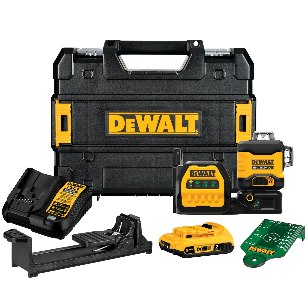 DEWALT 20V MAX* XR® 3 x 360 Green Laser Kit
