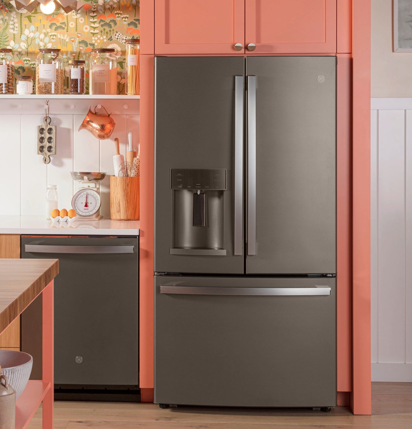 GE® ENERGY STAR® 22.1 Cu. Ft. Counter-Depth French-Door Refrigerator