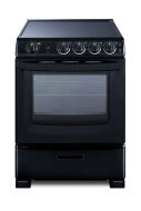 24" Wide Electric Smooth-Top Range