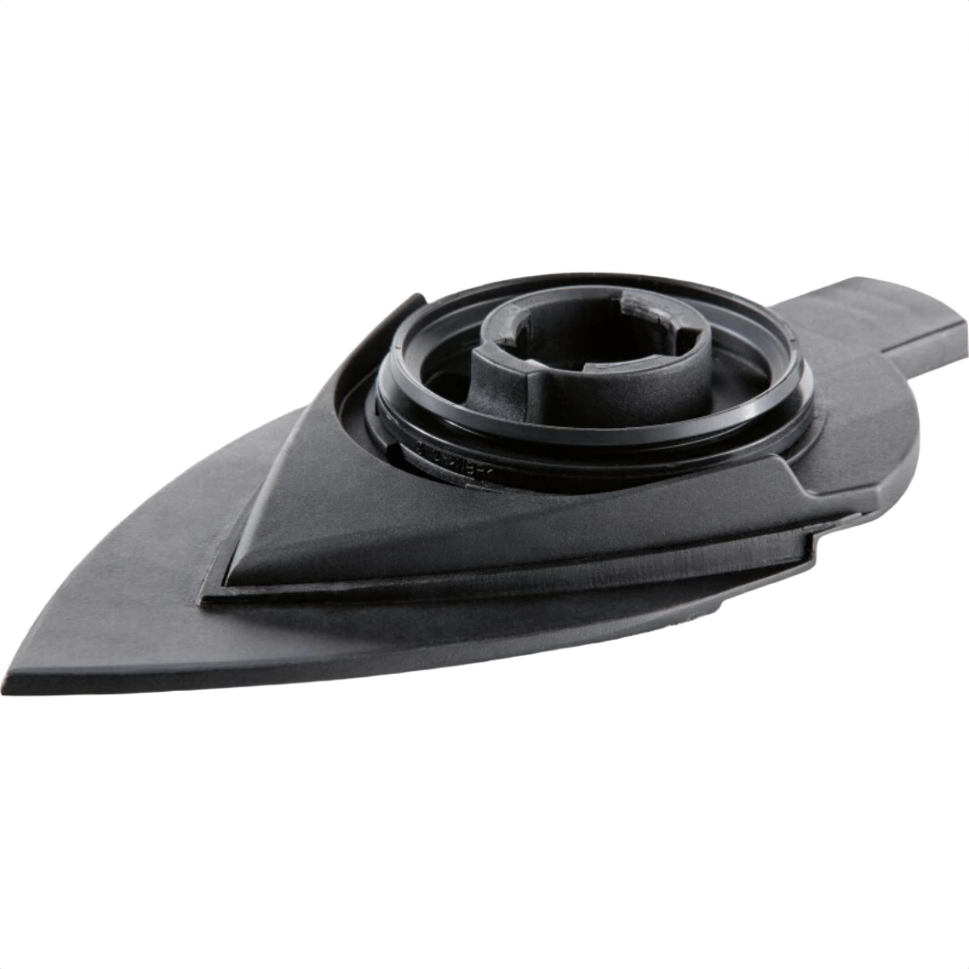 Black extended delta sanding pad for narrow spaces in woodworking and power tool accessories collections under $100