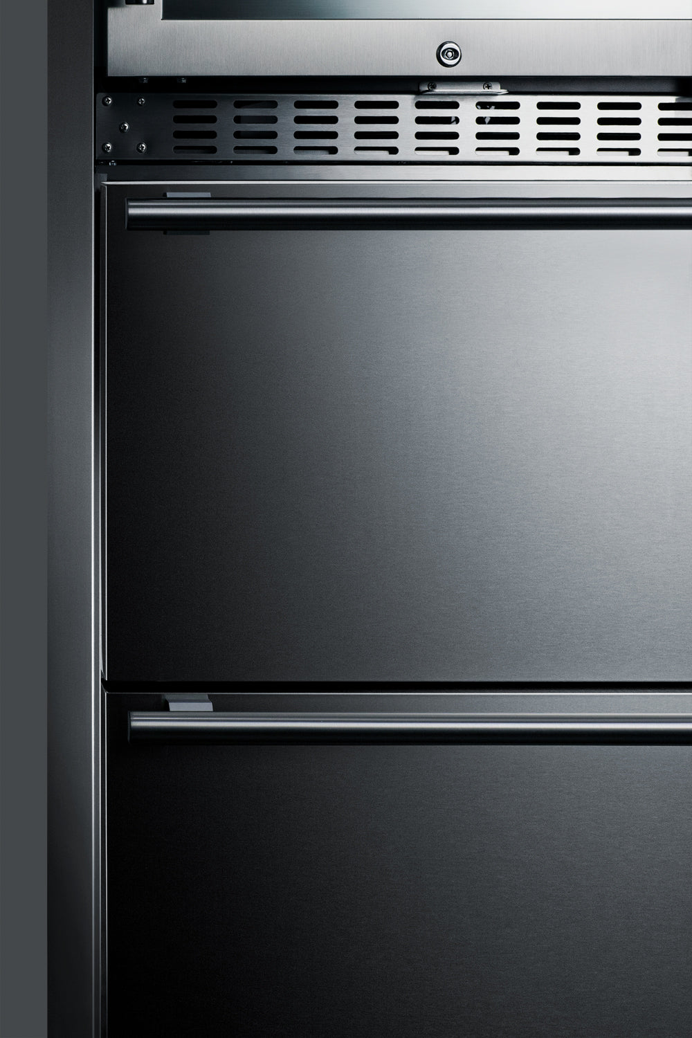 24" Wide Combination Dual-Zone Wine Cellar and 2-Drawer Refrigerator-Freezer