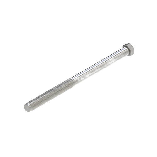 Silver metal hex head screw with threaded shaft for John Deere parts and home improvement tools under $50