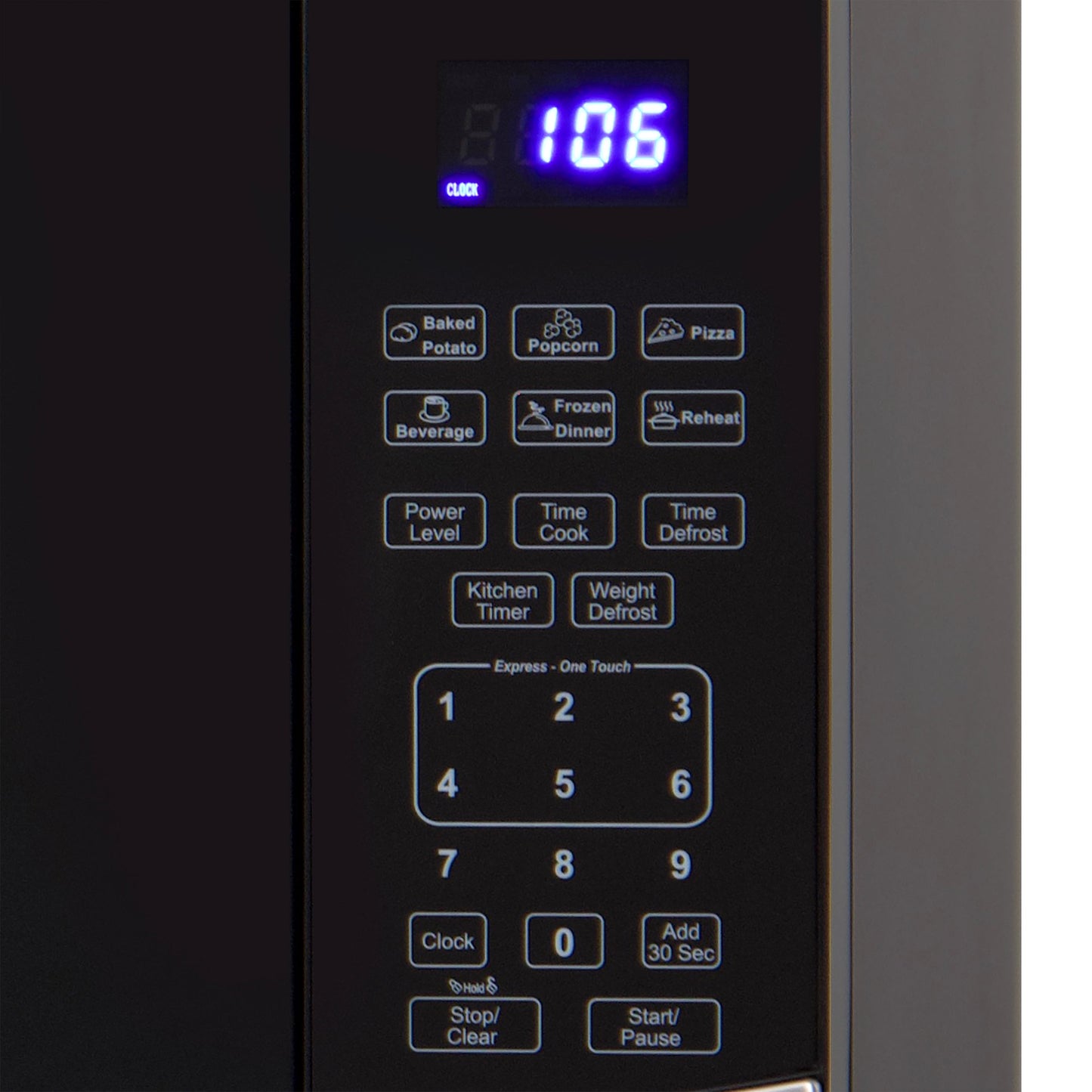 Avanti Countertop Microwave Oven, 0.9 cu. ft. - Stainless Steel