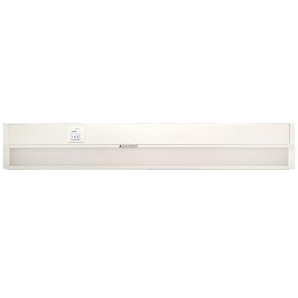 White LED mountable under cabinet light with switch for energy-efficient home improvement lighting solutions