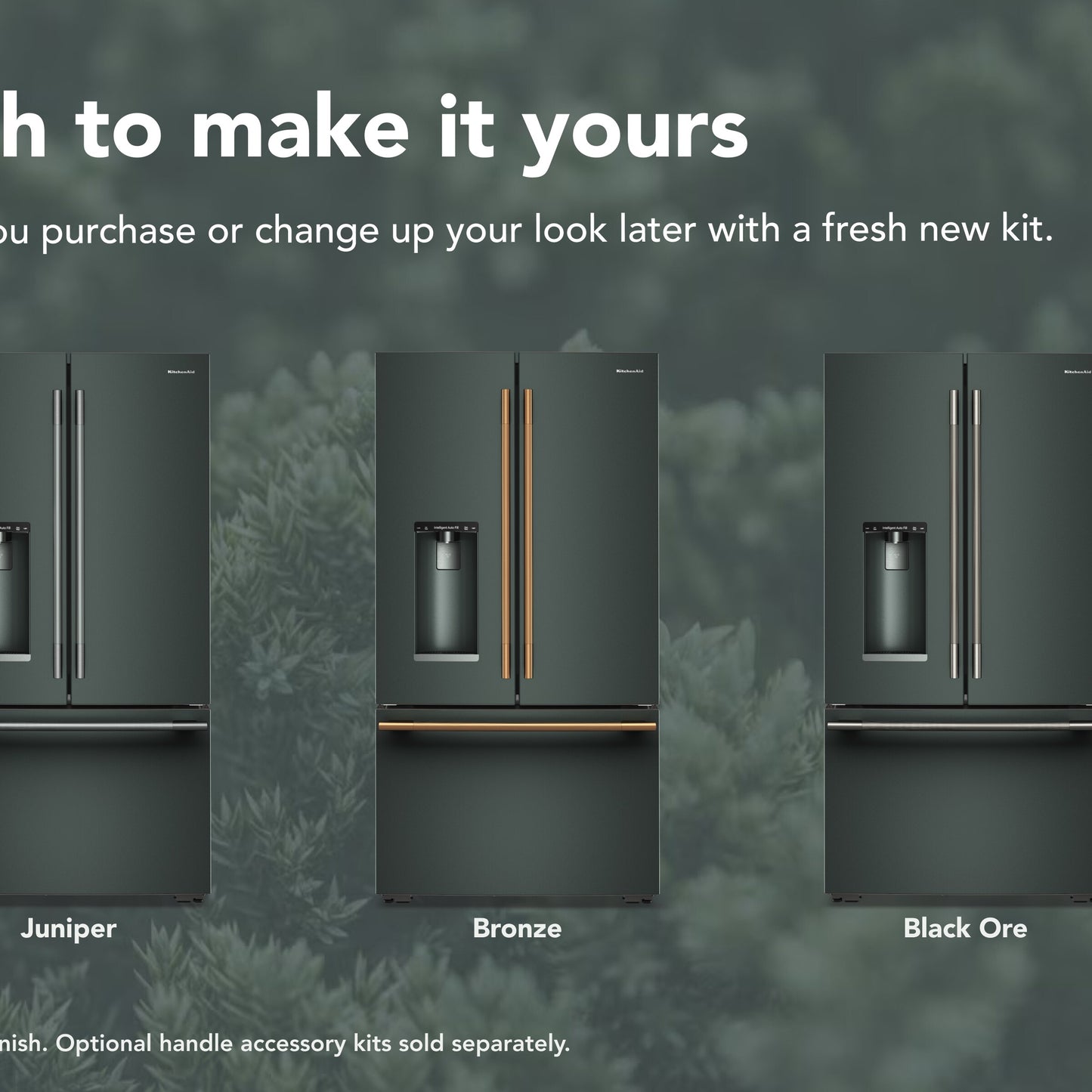 23 Cu. Ft. 36-Inch Counter-Depth French Door Refrigerator with Intelligent Auto Fill in Juniper