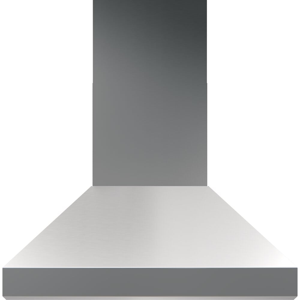Stainless steel Titan chimney hood with PowerWave 750 blower for kitchen appliances and range hood collection