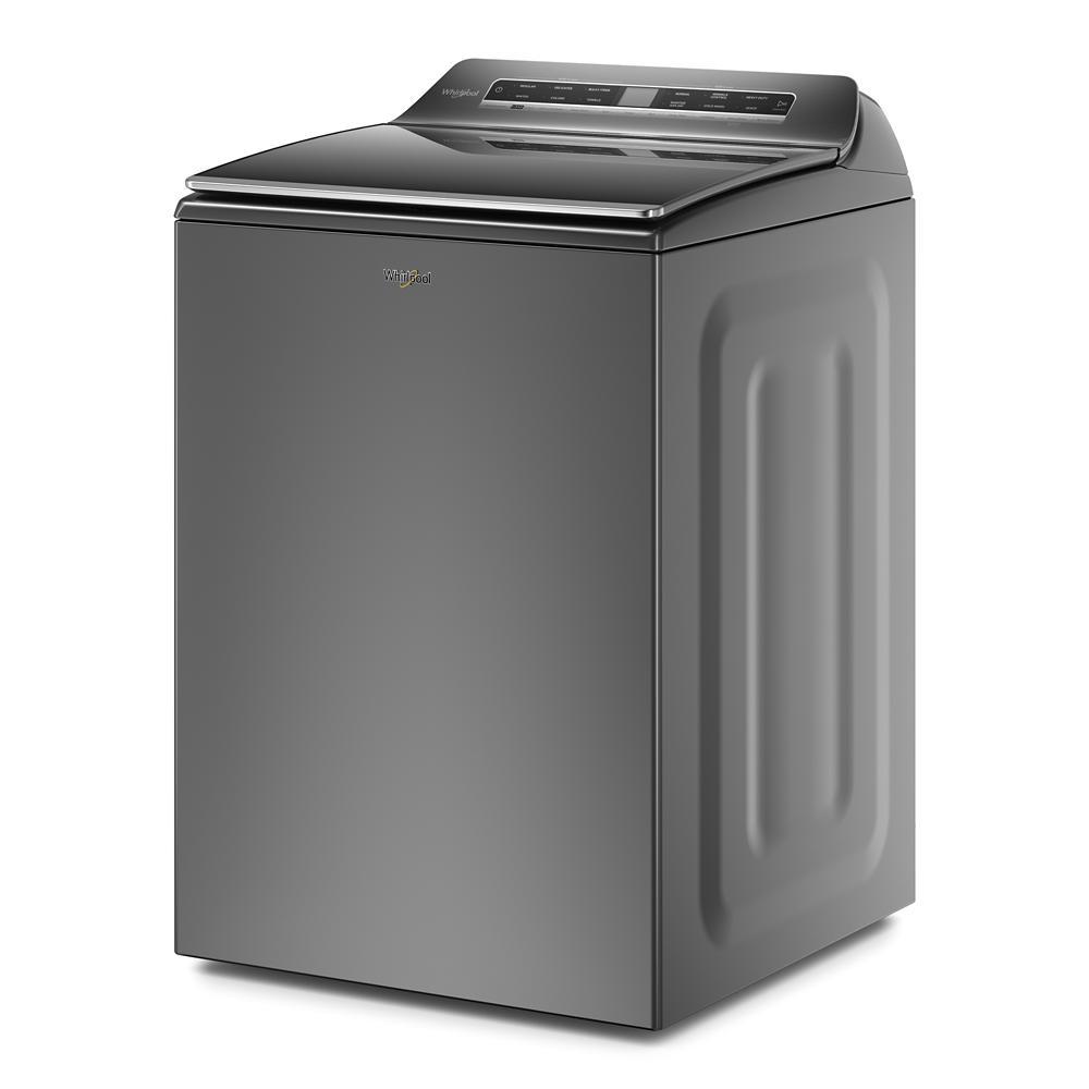 Modern gray top load washer with digital controls and removable agitator from washers and appliances collection at Hartville Hardware