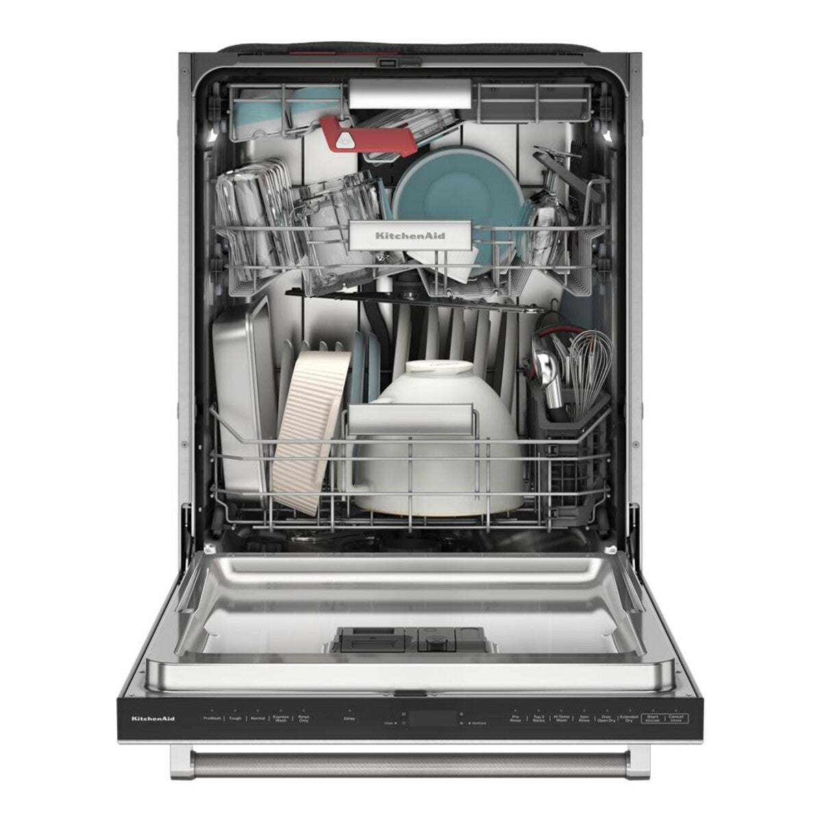 KitchenAid® 39 dBA PrintShield™ Finish Flush-to-Cabinet Dishwasher with FreeFlex™ Fit Third Level Rack