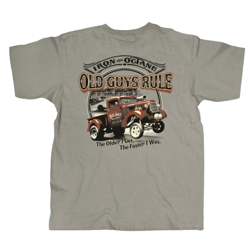 Men's 2XL shirt with vintage truck graphic and humorous slogan for casual wear in clothing and men’s collections