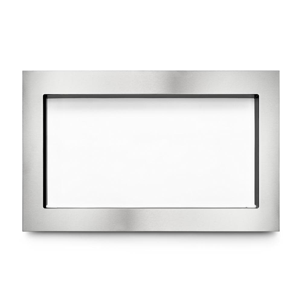 Stainless steel microwave door with large window from microwaves and kitchen appliances collection