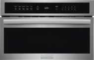 Built-in stainless steel microwave with drop-down door and digital sensor cooking controls from kitchenware collection