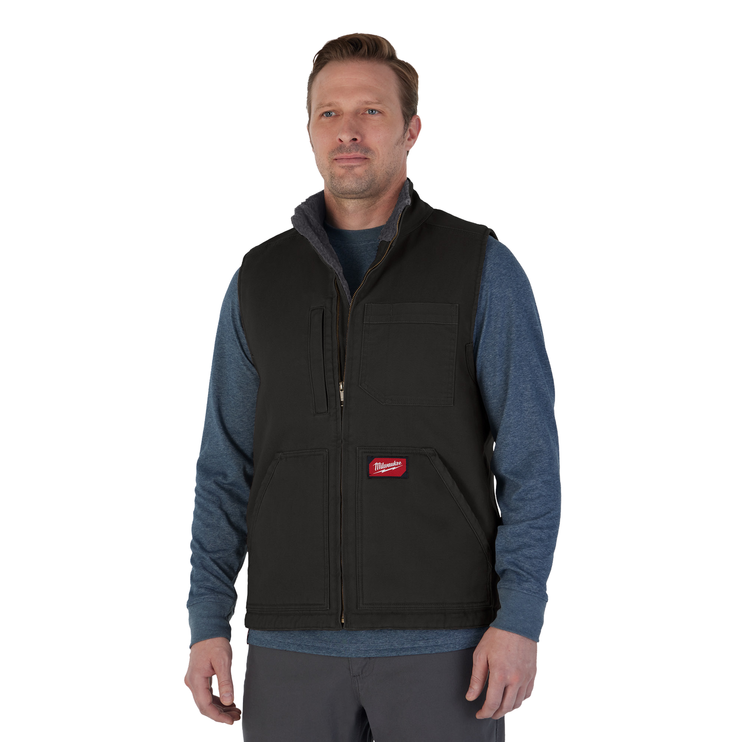 Milwaukee GRIDIRON™ Sherpa-Lined Vest - Black 2X