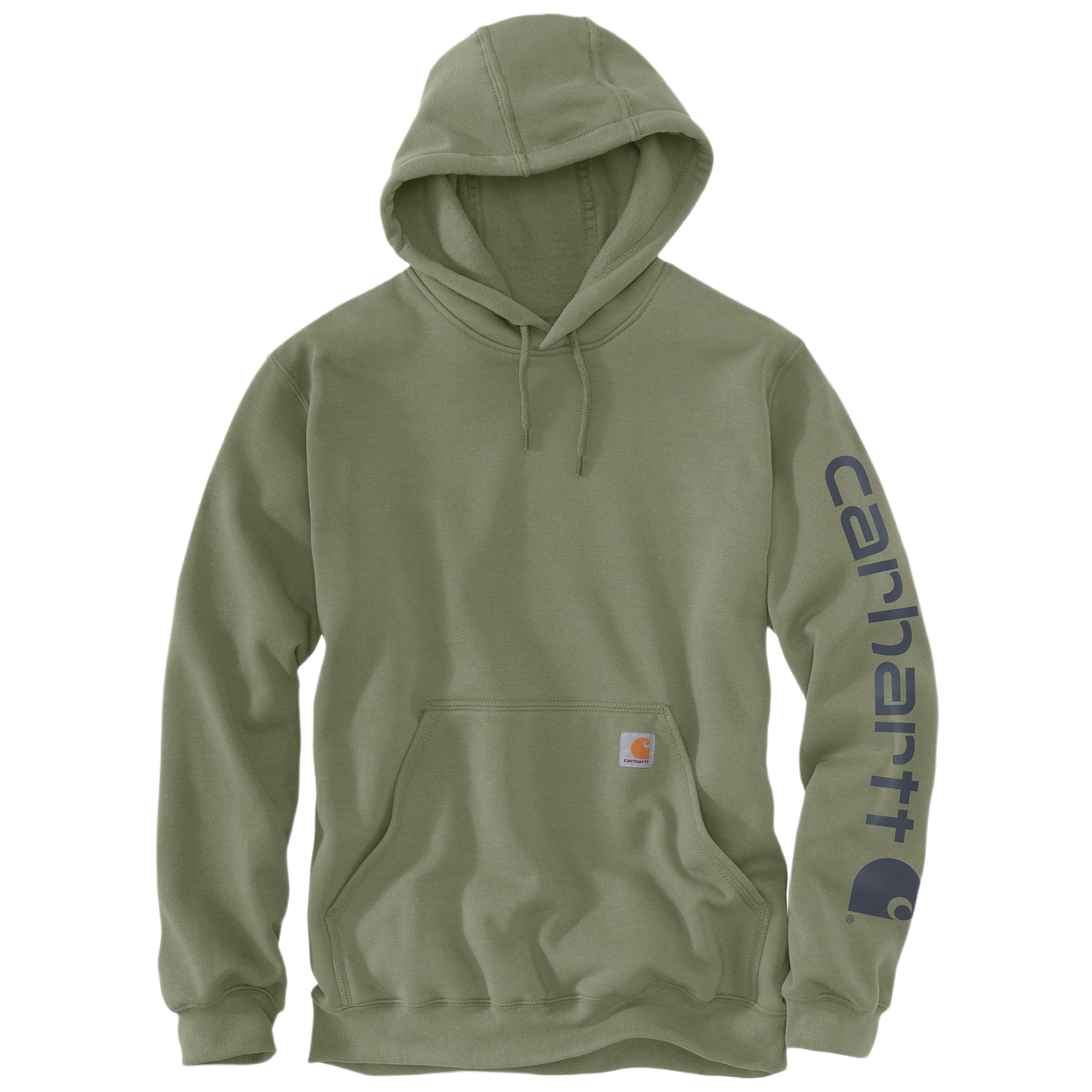 Carhartt Men's Loose Fit Midweight Logo Sleeve Graphic Hoodie