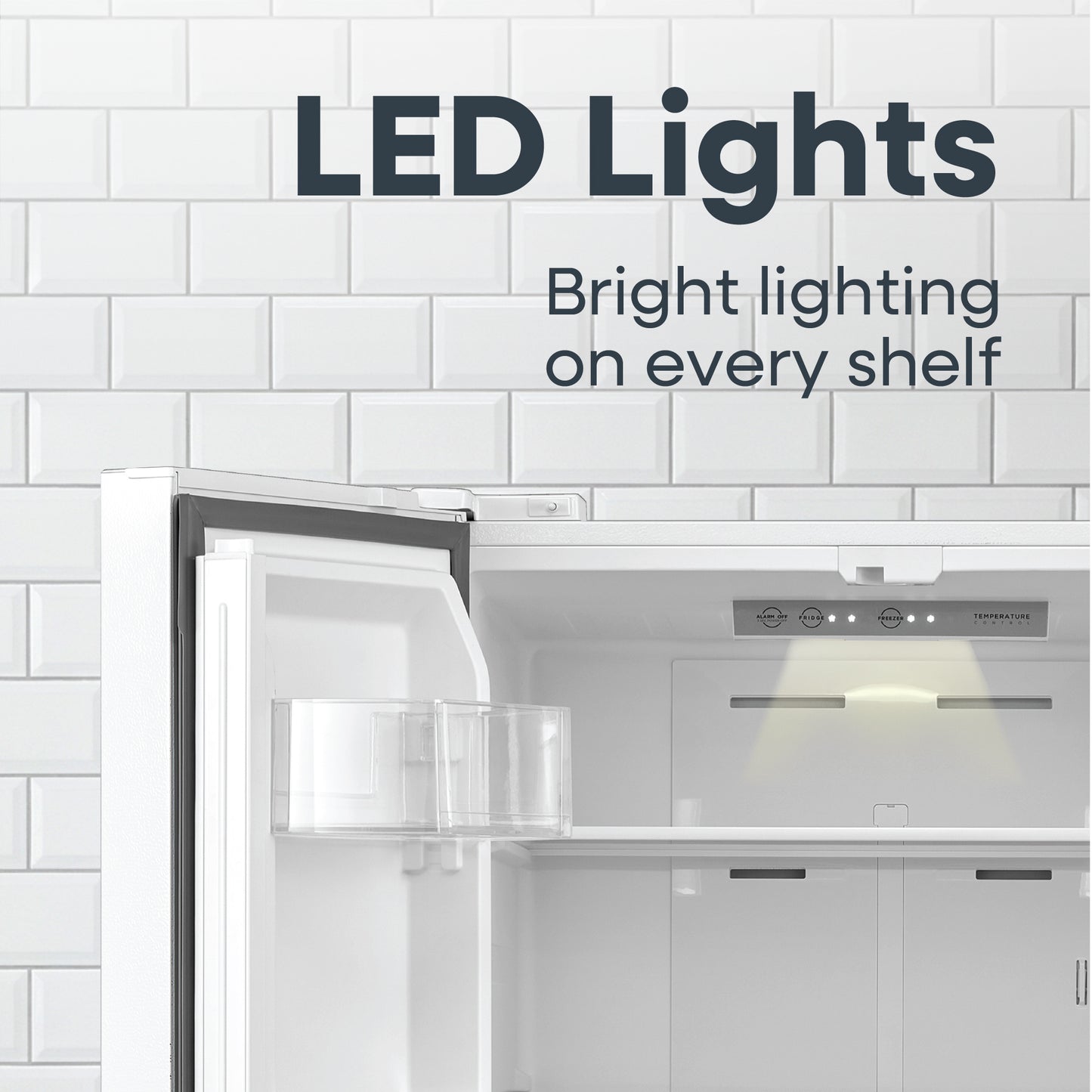 Element Electronics 18.4 cu. ft. French Door Refrigerator - White, ENERGY STAR (ERFD19CGCW)