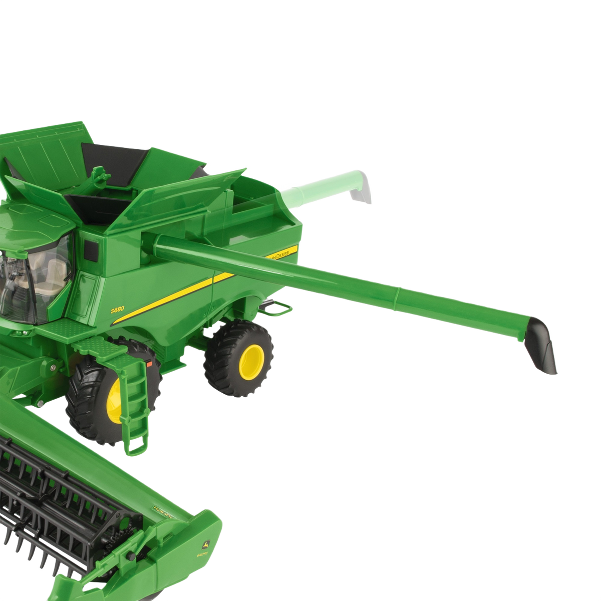 TOMY John Deere 1:32 Scale S780 Combine and 7290R Tractor Harvesting Set