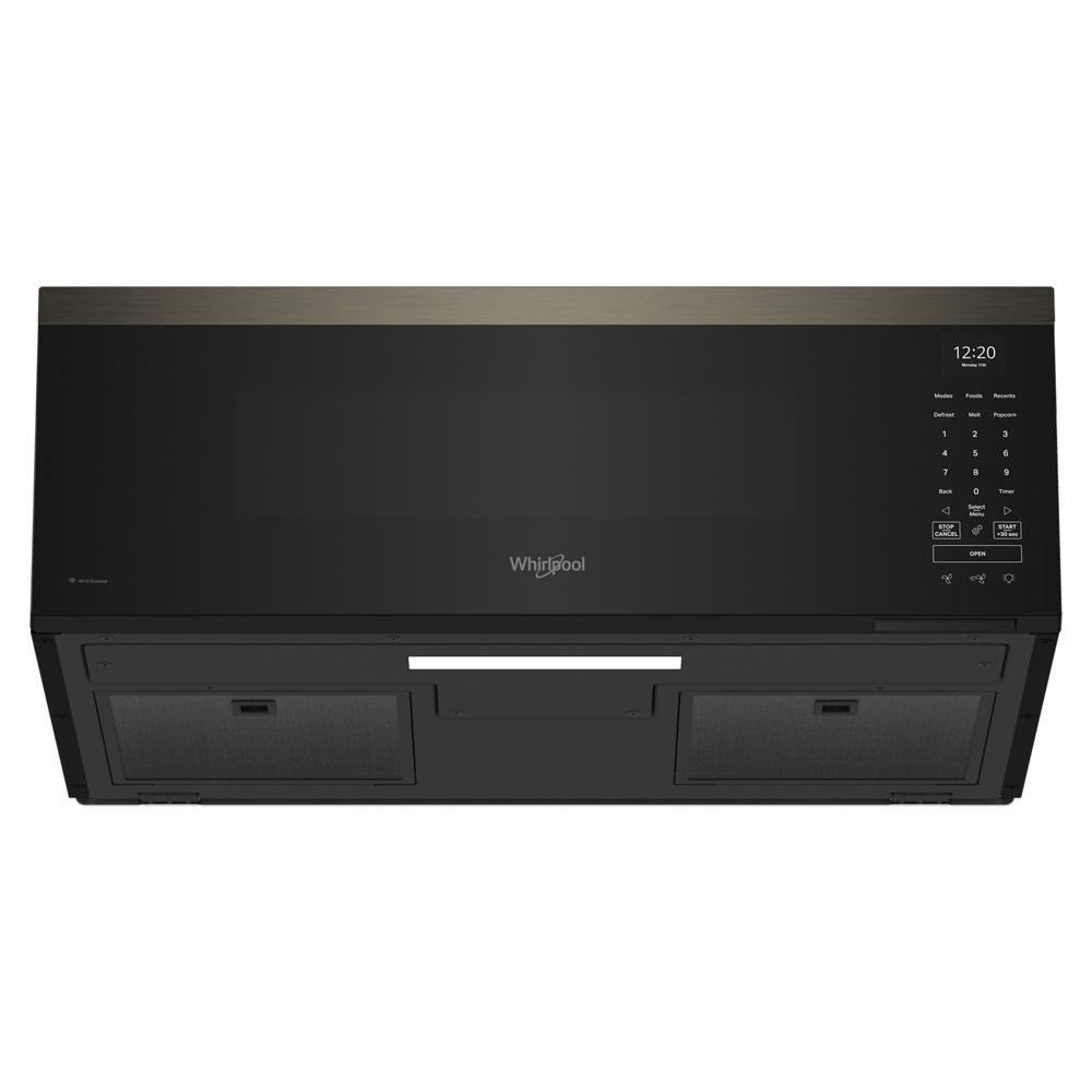 Black smart low profile over-the-range microwave hood with digital controls in Microwaves at Hartville Hardware