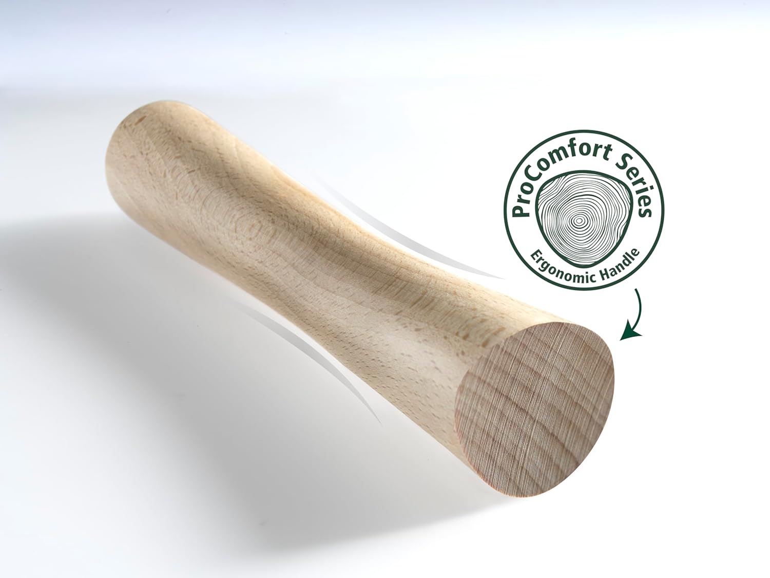 Ergonomic wooden handle from the ProComfort Series for precision and comfort in woodworking tools collection