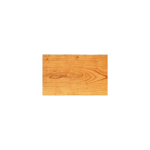 Rectangular piece of cherry wood stock with straight grain, suitable for woodworking tools and home improvement projects