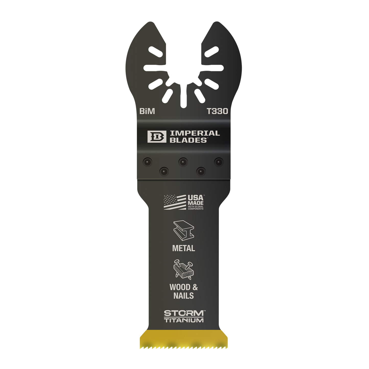 Milwaukee IMPERIAL BLADES™ ONE-FIT™ 1-1/8" STORM™ Titanium Bi-Metal Metal Blade, 1PK