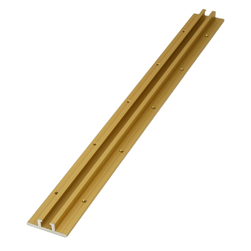 18-inch anodized aluminum T-slot panel connector for woodworking hand tools and home improvement projects