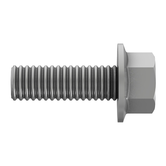 John Deere 19M7786 M10 X 30 Hexagonal Head Flanged Screw, 10-Pack