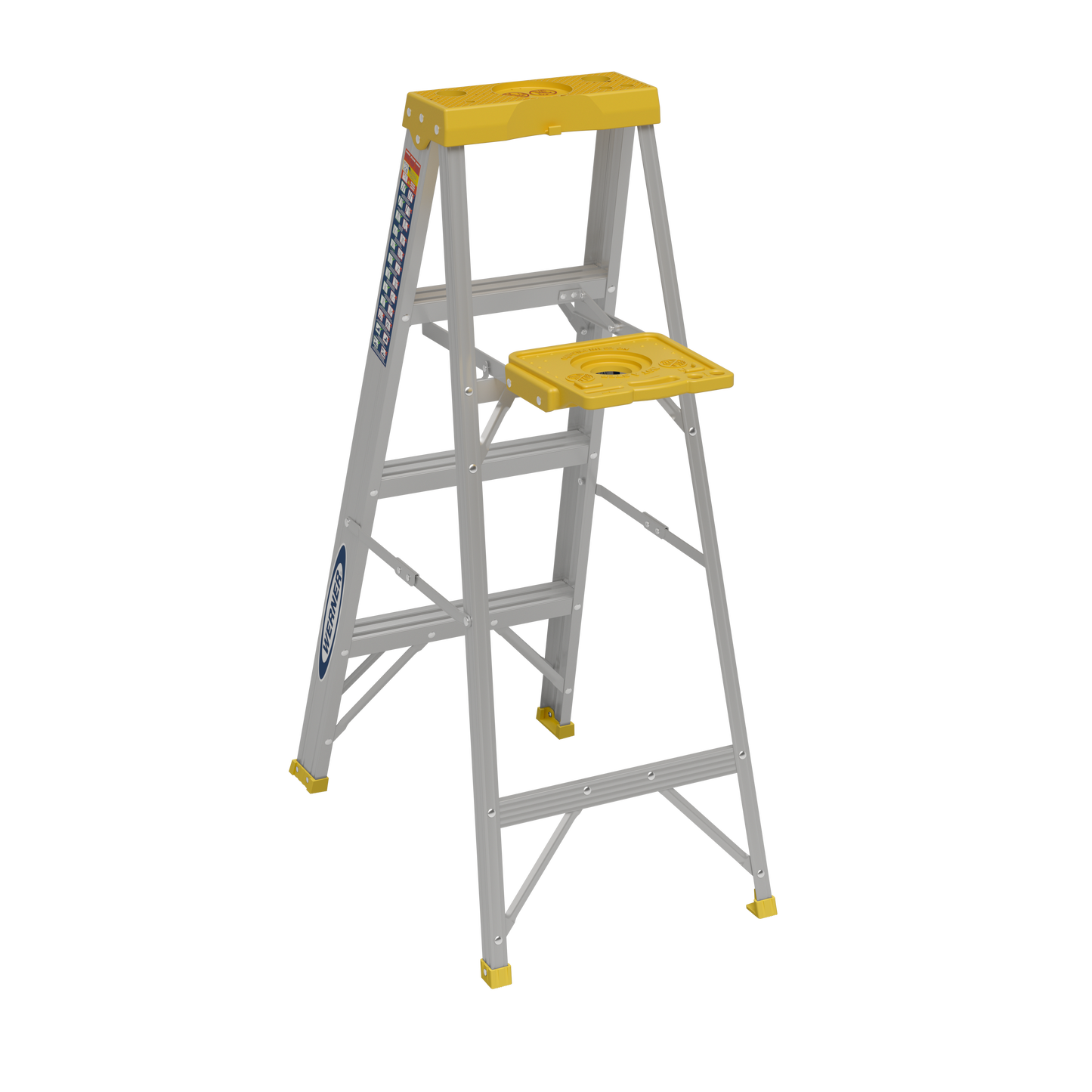 Werner 4 ft. Aluminum Step Ladder