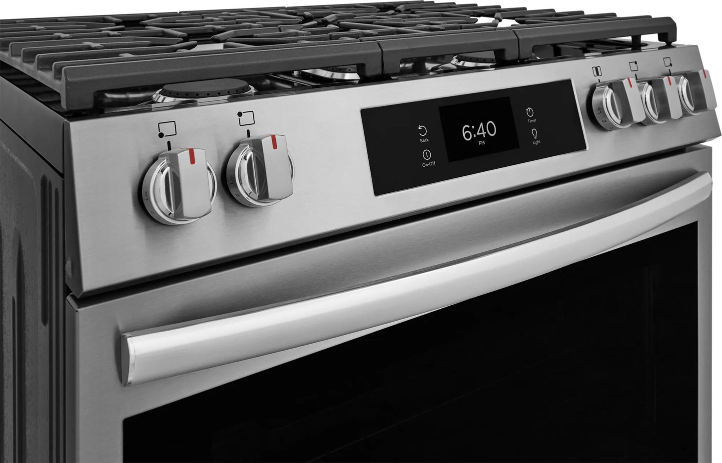 30" Front Control Gas Range with Stone-Baked Pizza