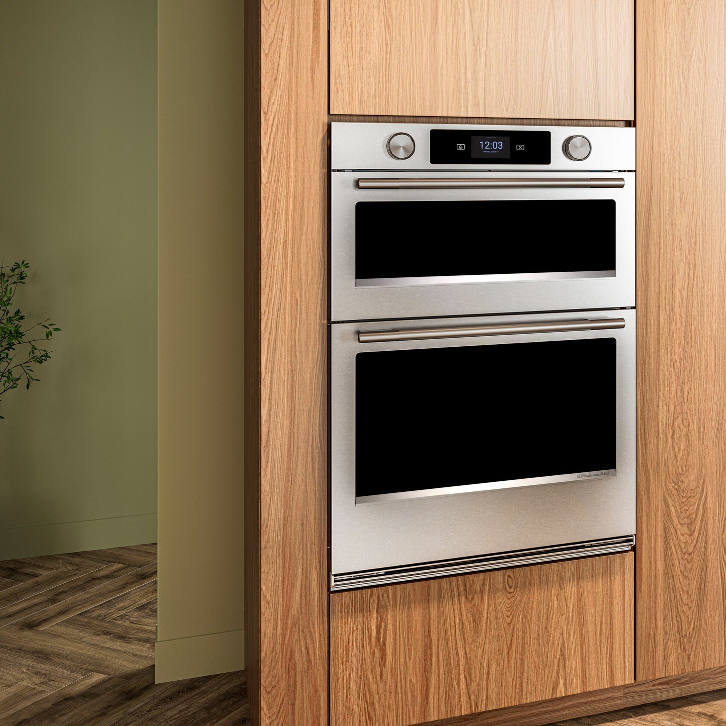 27-inch Smart Electric Combo Wall Oven with Assisted Cooking Modes - PrintShield™ Finish