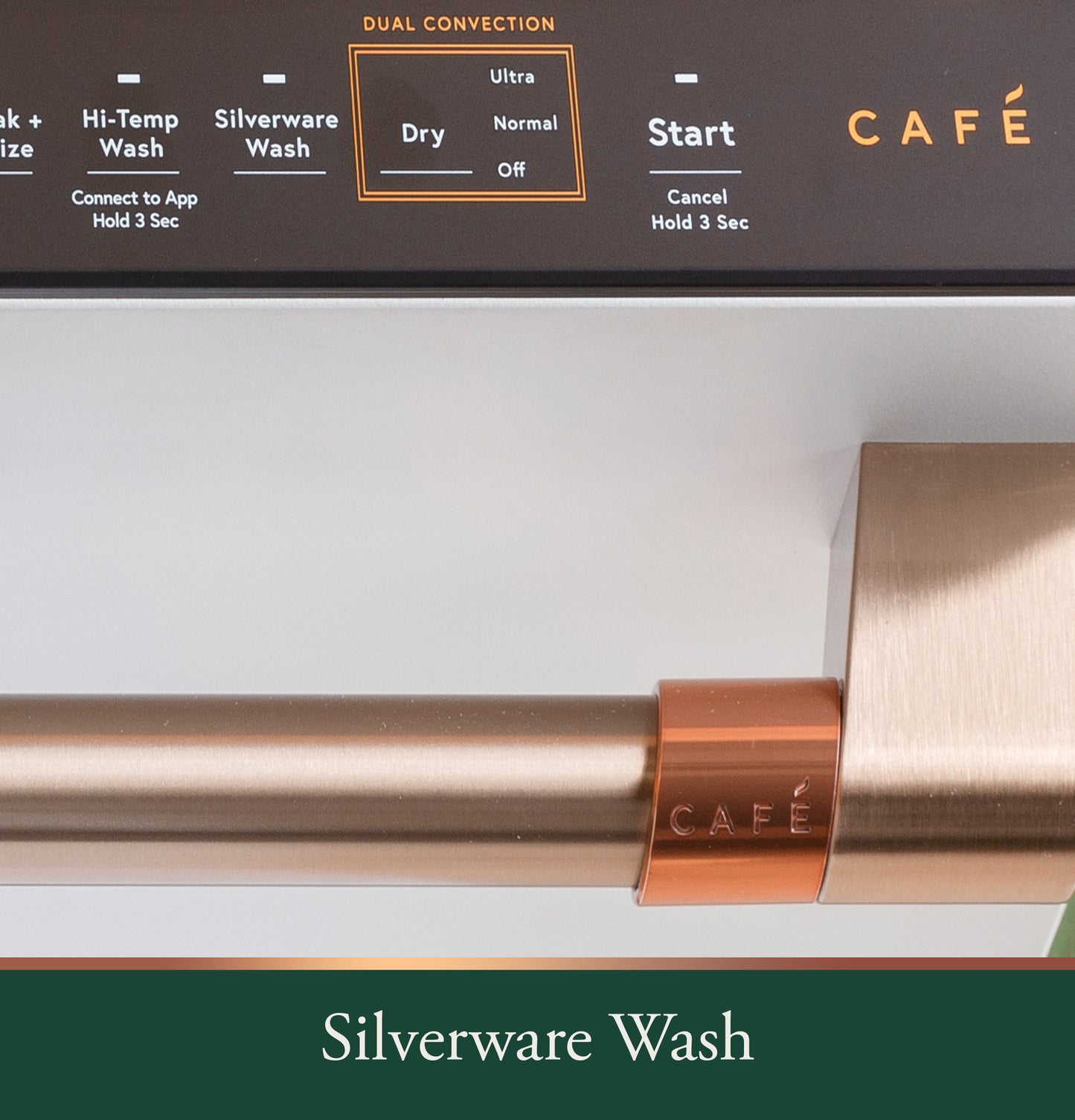 CAFÉ™ CustomFit ENERGY STAR Stainless Interior Smart Dishwasher with Ultra Wash Top Rack and Dual Convection Ultra Dry, 44 dBA