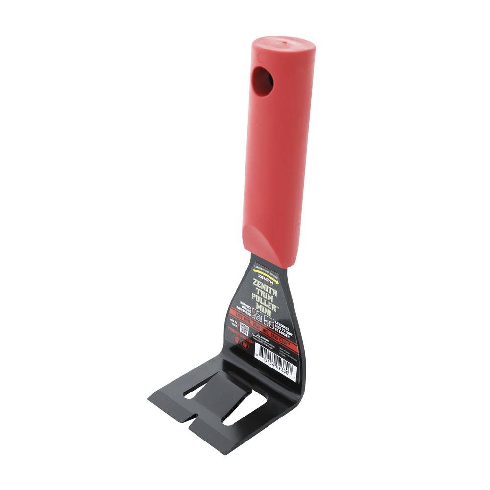 Mini trim puller with ergonomic red handle and durable metal blade for precision tools and home improvement jobs