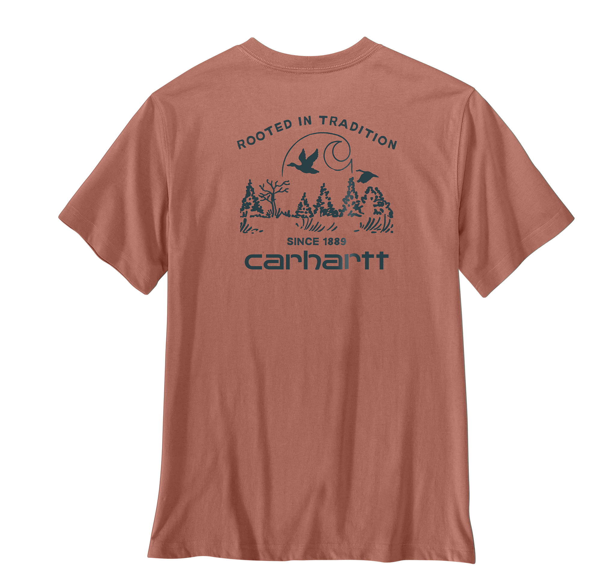 Carhartt Men's Irvine Relaxed Duck Landscape T-Shirt - Durable