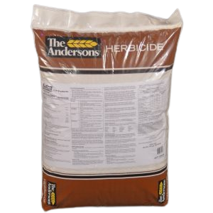 Bag of The Andersons branded herbicide product for lawn care and garden maintenance applications under $100 collection