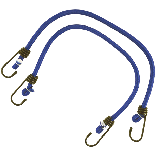 Erickson Vinyl Coated Steel Bungee Cord Set, 8mm x 24 In