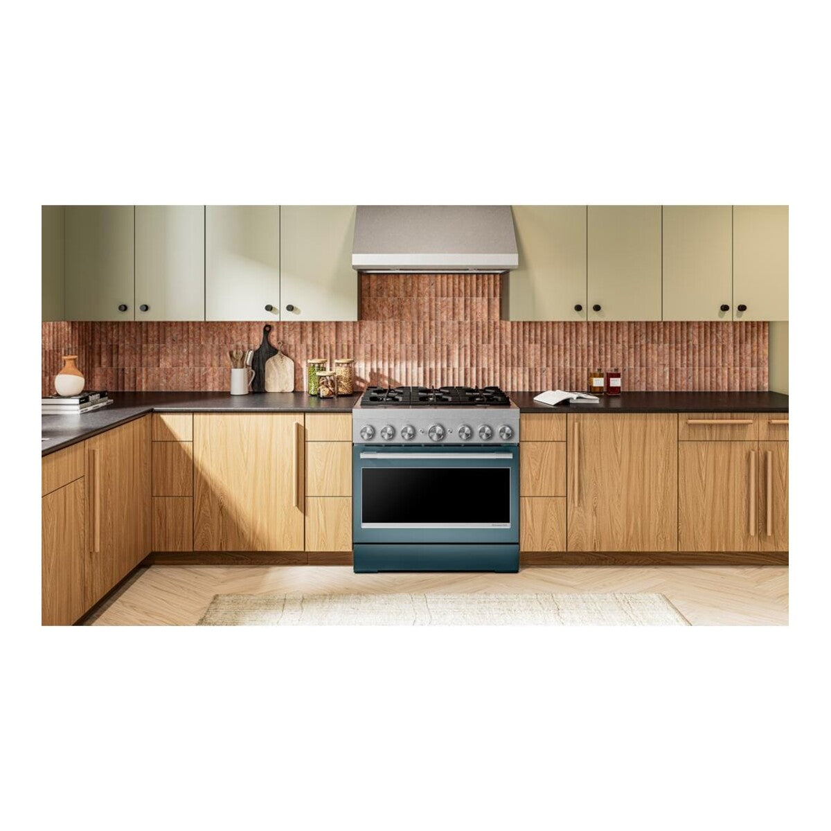 36-Inch 6 Burner Commercial-Style Dual Fuel Range with No Preheat Air Fry Mode