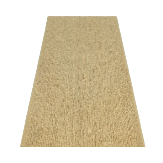 Single grooved composite decking board in natural white oak finish for outdoor home improvement projects
