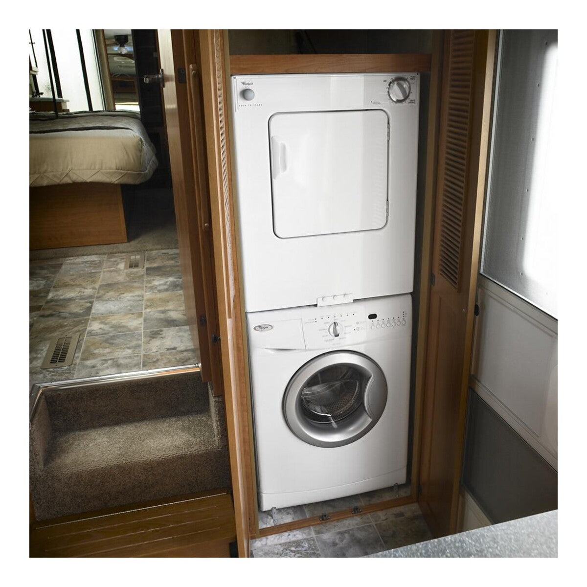 3.4 cu. ft. Compact Front Load Dryer with Flexible Installation