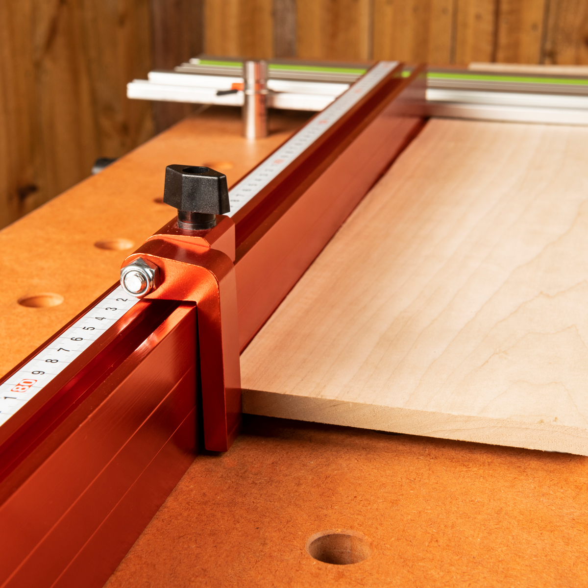 UJK Fence and Length Stop for Guide Rail Saws