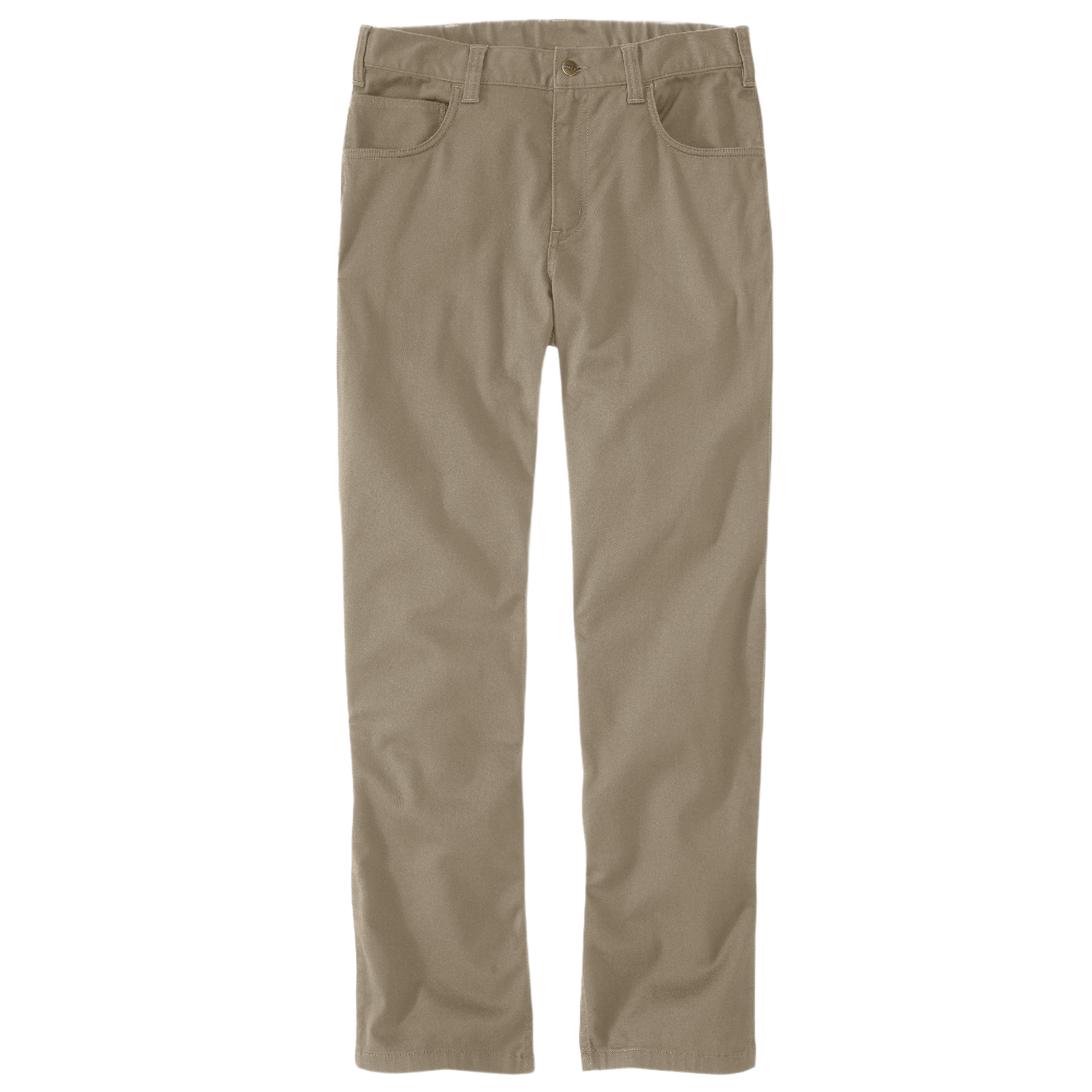 Relaxed fit men's work pants in sand dune color with multiple pockets and durable construction