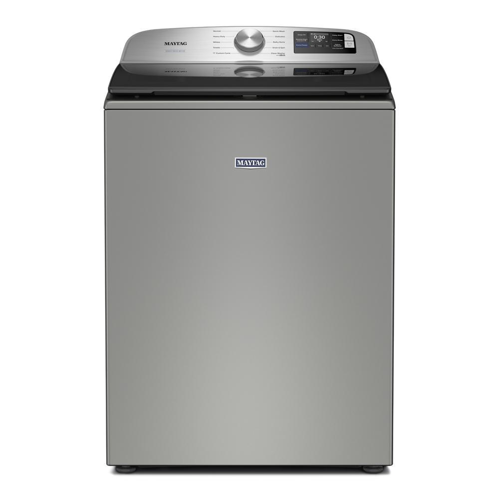 Stainless steel top load washer with digital controls and Power™ Impeller from Top Load Washers collection