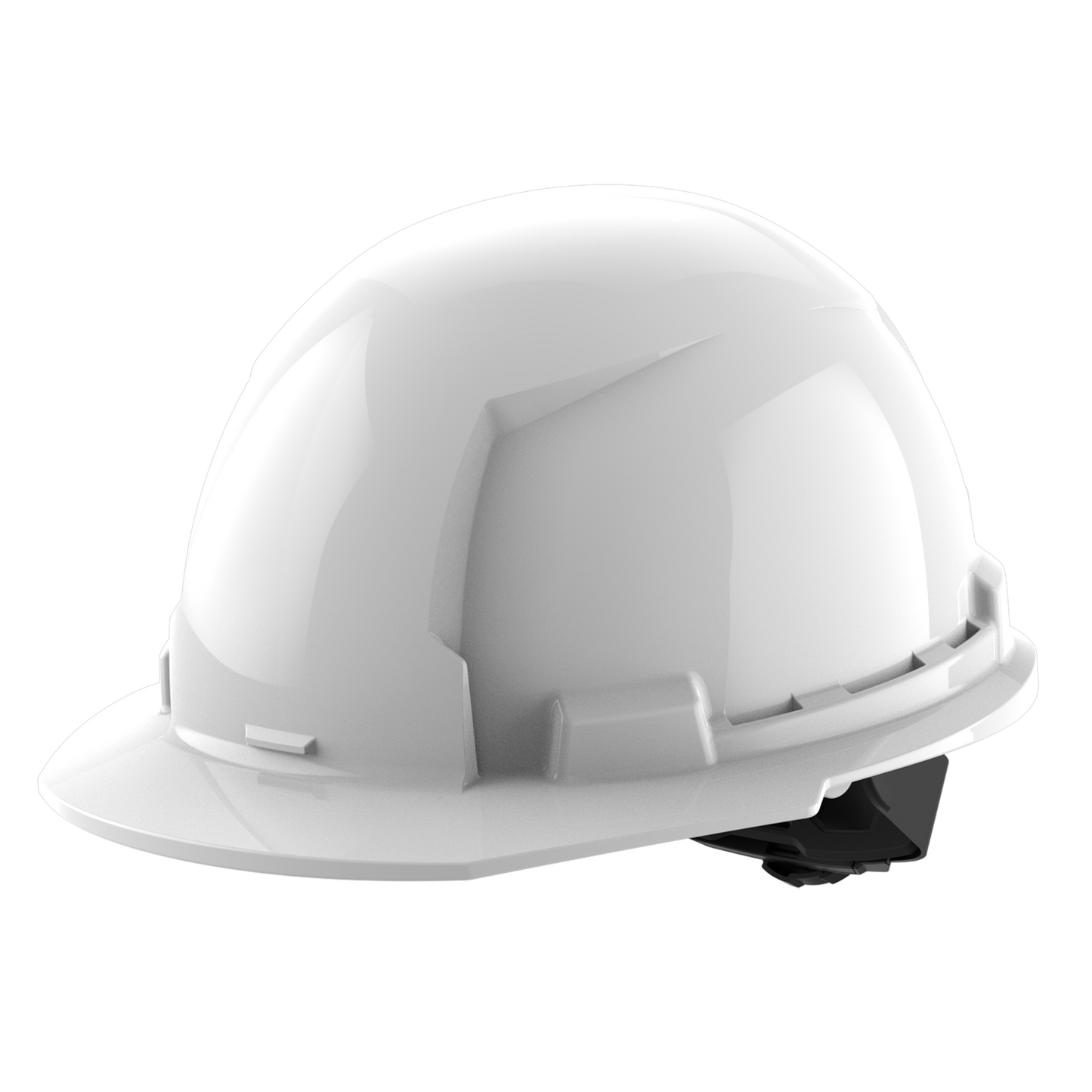Milwaukee BOLT™ White Front Brim Hard Hat w/4pt Ratcheting Suspension (USA) - Type 1, Class E