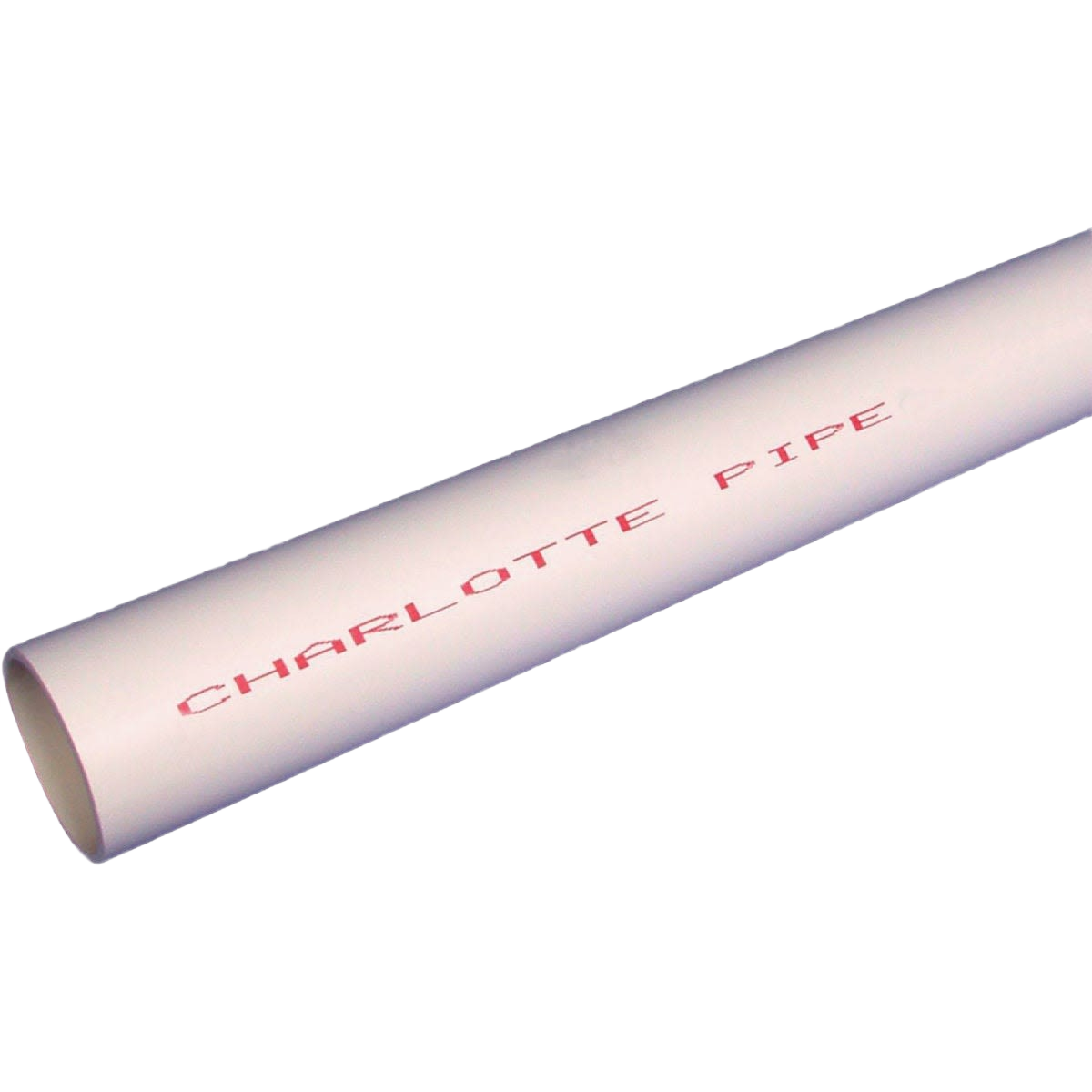 White PVC pressure pipe with red print for cold water systems in pipes & fittings and plumbing under $50 collection