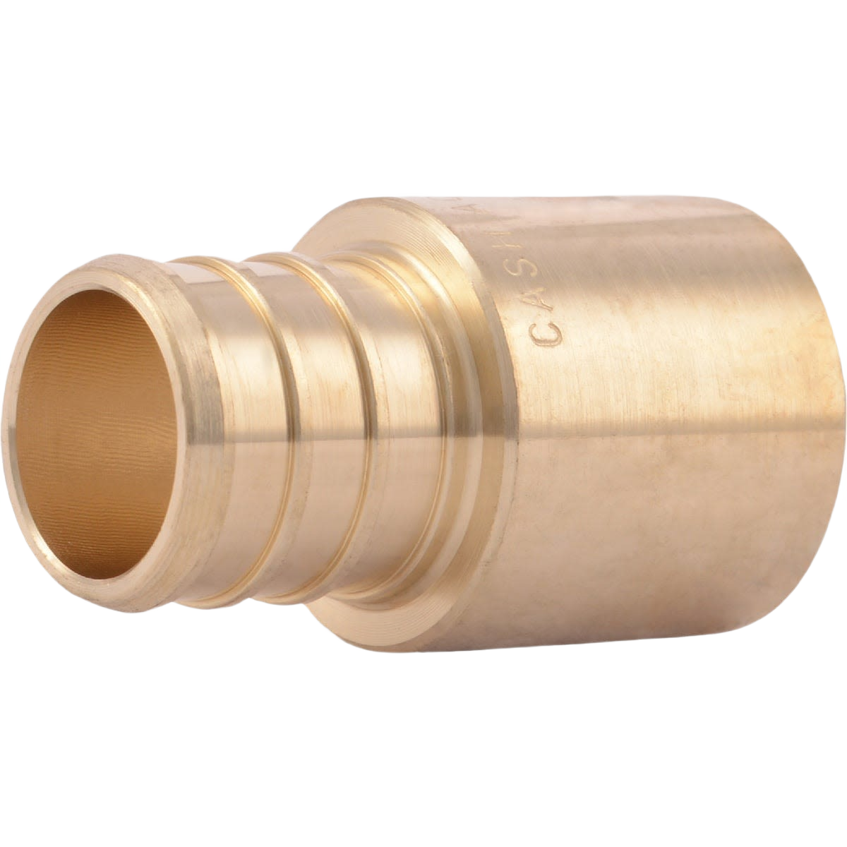 Brass plumbing adapter for PEX tubing with male sweat and compression fitting connections under $50 plumbing supplies