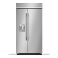 25.1 Cu. Ft. 42-Inch Built-In Side-by-Side Refrigerator with Exterior Water and Ice Dispenser with Measured Fill in PrintShield® Stainless Steel
