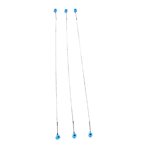 Three blue color-coded replacement wires for wood burning tools in woodworking and home improvement collections