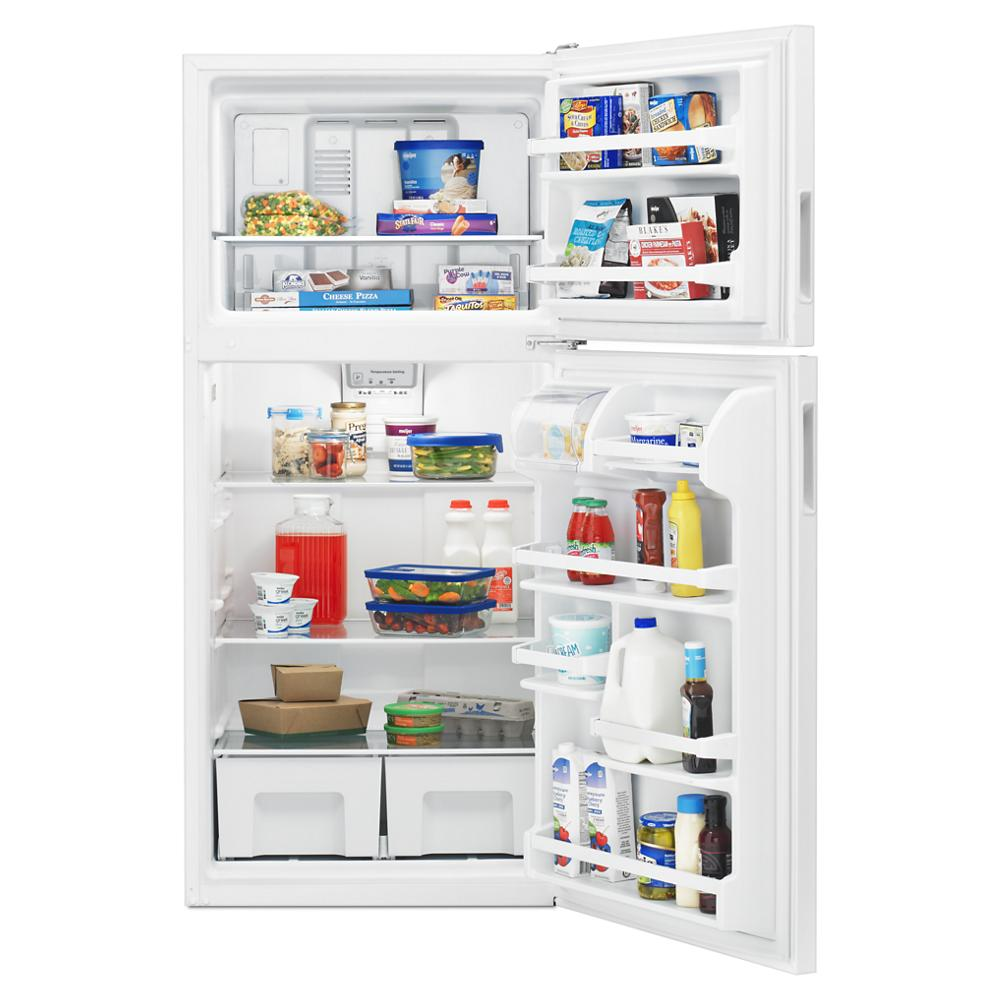 30-inch Amana® Top-Freezer Refrigerator with Glass Shelves