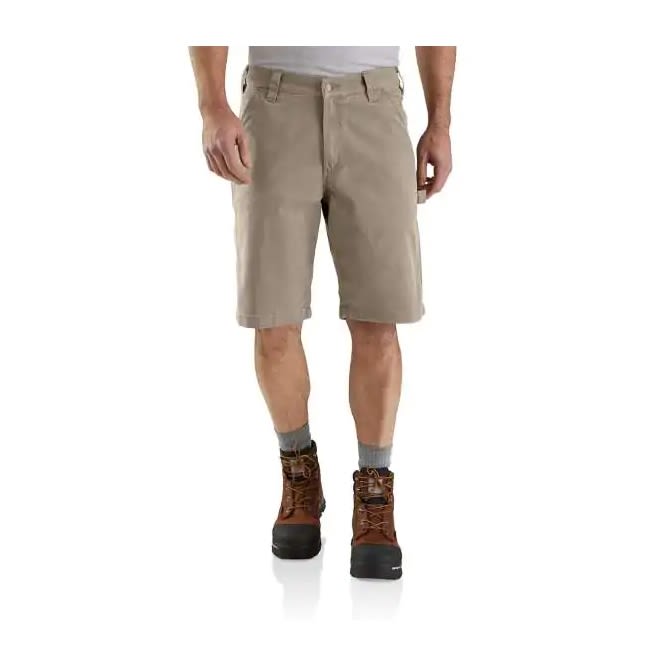 Carhartt Rugged Flex Tan Rigby Work Shorts 36