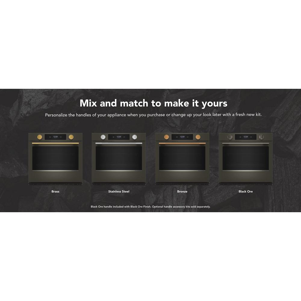 30-inch Smart Electric Single Wall Oven with Intelligent Cooking Camera - Black Ore