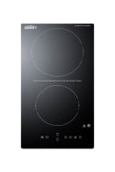 12" Wide 230V 2-Burner Radiant Cooktop With Safety Shutoff